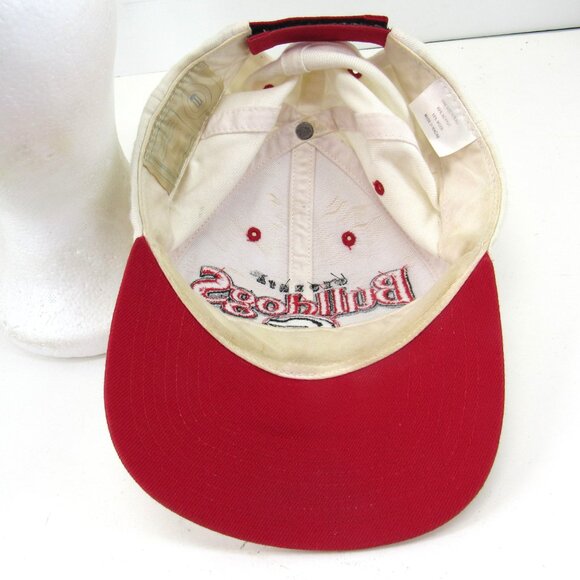 Georgia Bulldogs G Embroidered Logo Men's White Adjustable Strap Back Cap Hat - Picture 7 of 9